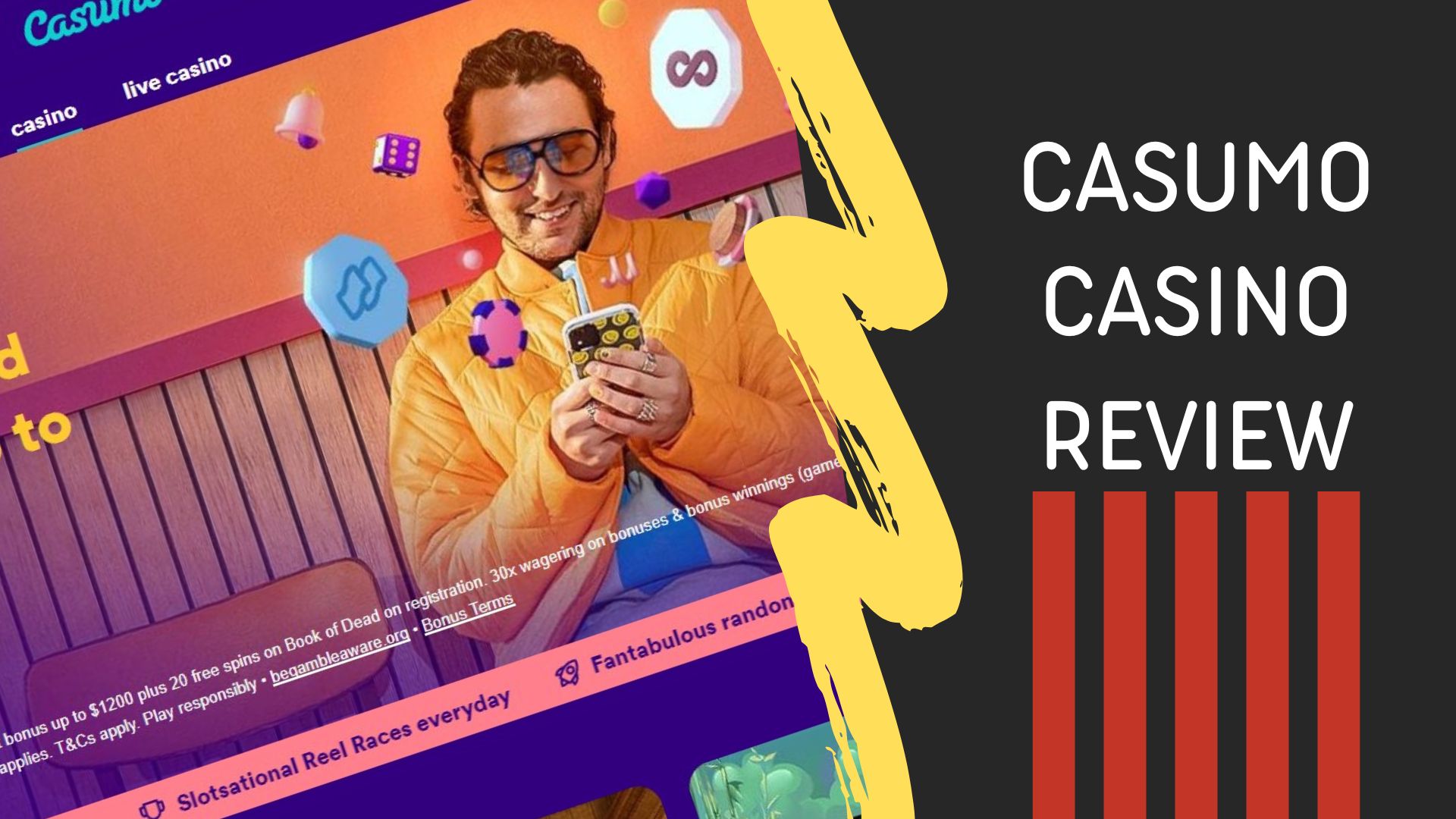 Play and gain with the Casumo casino online!